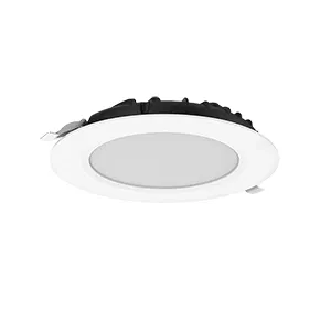 Светильник светодиодный DL-Slim 30Вт 3000К IP44 3200лм 221х38 кругл. встраив. монтаж. отв. 195мм VARTON V1-R0-00548-10000-4403030