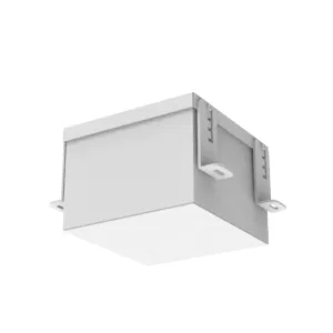 Светильник светодиодный DL-Grill CRI90 для потолка Грильято 150х150мм 15Вт 4000К 140х140х100мм IP54 встраив. RAL9003 бел. муар диммер DALI VARTON V1-R0-01809-10D01-5401540