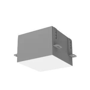 Светильник светодиодный DL-Grill CRI90 для потолка Грильято 150х150мм 18Вт 3000К 140х140х100мм встраив. RAL7045 сер. муар VARTON V1-R0-71809-10000-4001830
