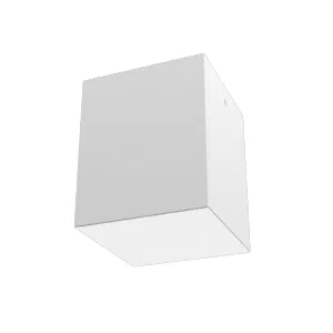 Светильник светодиодный DL-Box 15Вт 4000К 140х140х170 накладной RAL9003 бел. муар с опаловым рассеив. VARTON V1-R0-W0819-20000-2001540