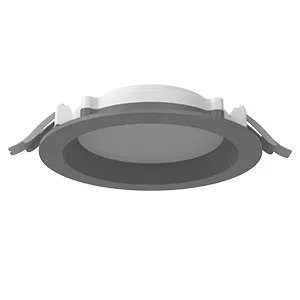 Светильник светодиодный DL-01 Pro 160мм 20Вт 3000К 176x51мм IP65/40 круглый встраив. с опаловым рассеив. RAL7045 сер. муар VARTON V1-RF-70183-10000-6502030