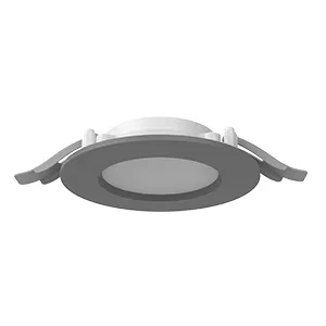 Светильник светодиодный DL-01 Slim 100мм 13Вт 4000К CRI90 120х37мм IP65/40 рассеив. опал RAL7045 сер. муар VARTON V1-RF-7R011-10000-6501340