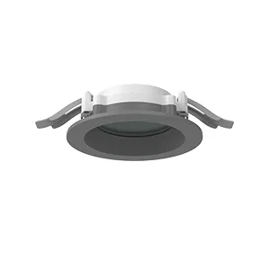 Светильник светодиодный DL-01 Pro 100мм 8Вт 4000К CRI90 120х49мм IP65/40 защ. силикат. стекло RAL7045 сер. муар VARTON V1-RF-7R111-10GO0-6500840