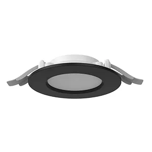 Светильник светодиодный DL-01 Slim 100мм 10Вт 4000К CRI90 120х37мм IP65/40 рассеив. опал RAL9005 черн. муар VARTON V1-RF-9R011-10000-6501040