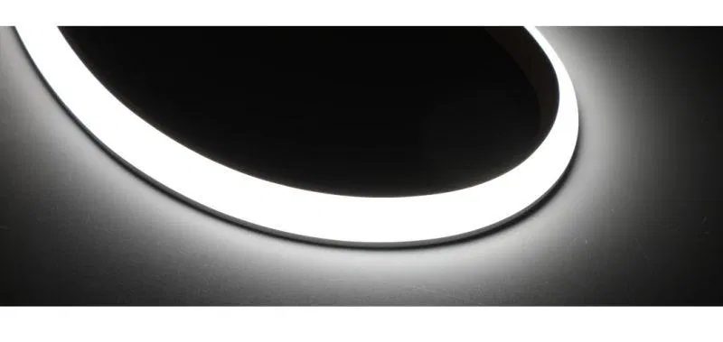 Лента светодиодная Neon LIFE угловой 9Вт/м 24В 4000К 1010 верт. гибка IP67 240LED/м (уп.5м) VARTON VLS-67-09-LF-10-240-TB-40