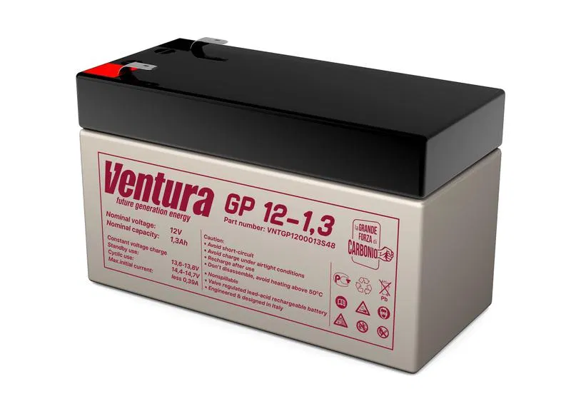 Аккумулятор 12В 1.3А.ч GP 12-1.3 Ventura 1906593А