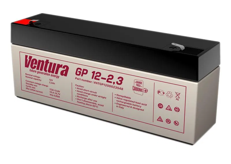 Аккумулятор 12В 2.2А.ч GP 12-2.3 Ventura 1906594А