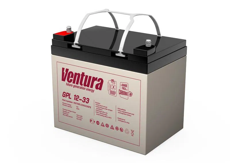 Аккумулятор 12В 33А.ч GPL 12-33 Ventura 1906607А