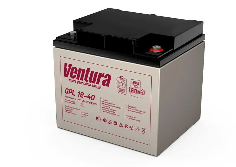 Аккумулятор 12В 40А.ч GPL 12-40 Ventura 1906608А