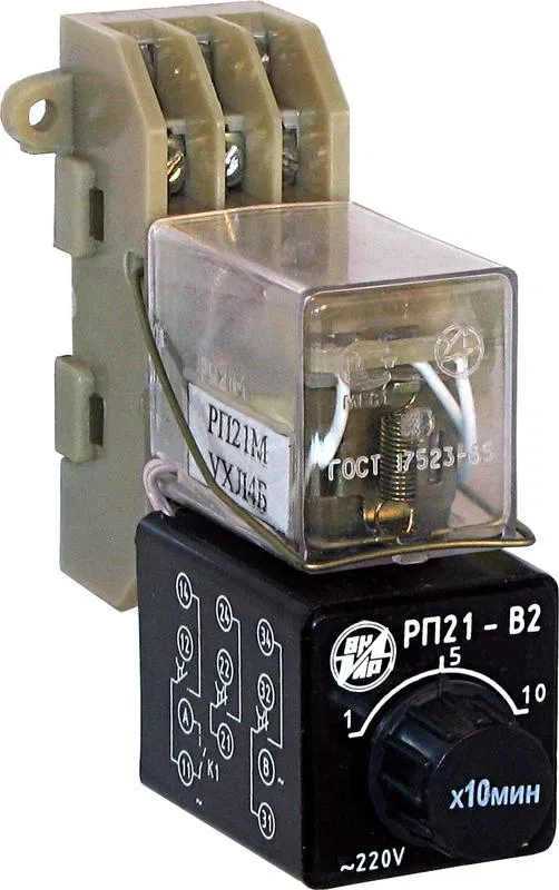 Реле времени РП-21М 002В2 1…10с 24В пост. с розеткой тип 3 ВНИИР A8120-76912875