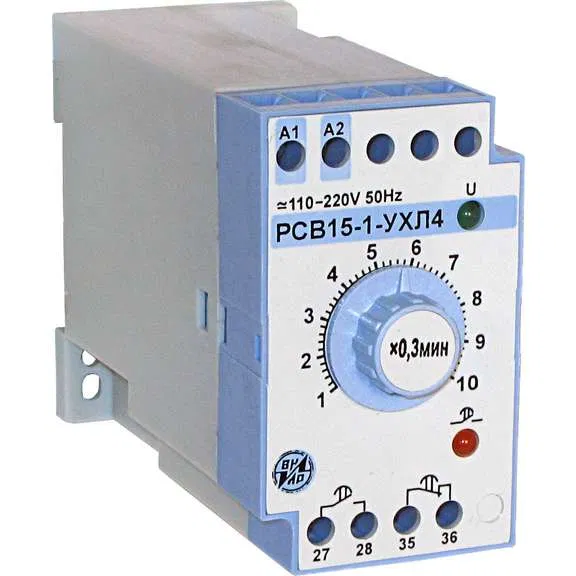 Реле времени РСВ-15-1 110/220В AC 0.3-3с ВНИИР A8120-76917054