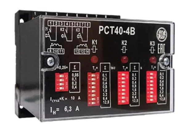 Реле тока РСТ-40-4В/0.6 задн. присоед. ВНИИР A8120-77940723