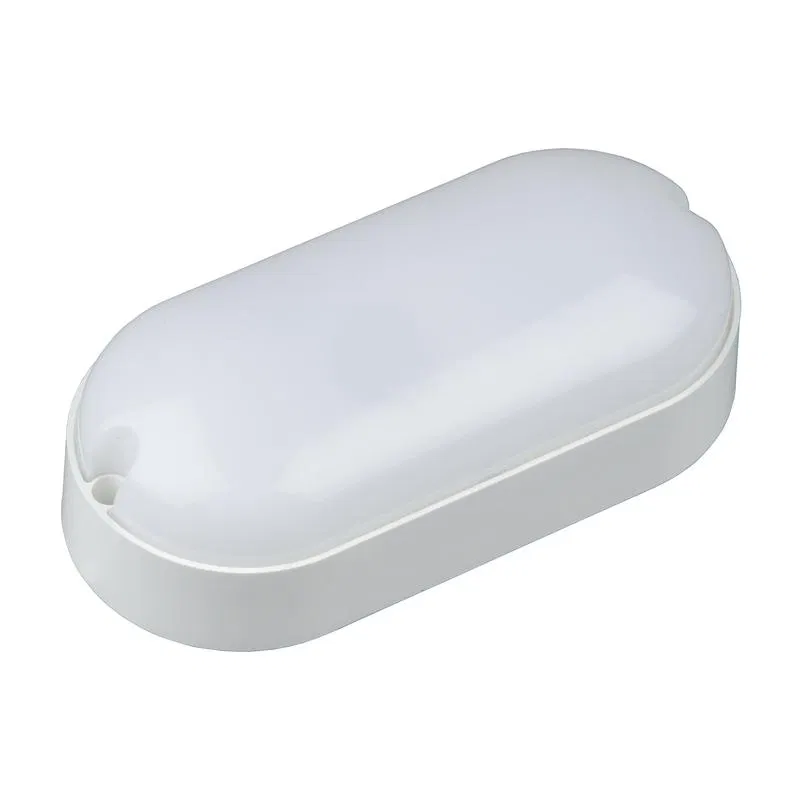 Светильник светодиодный ULW-Q225 8W/6500К IP65 WHITE влагозащ. Овал дневной свет 6500К 165х80мм бел. Volpe UL-00005133