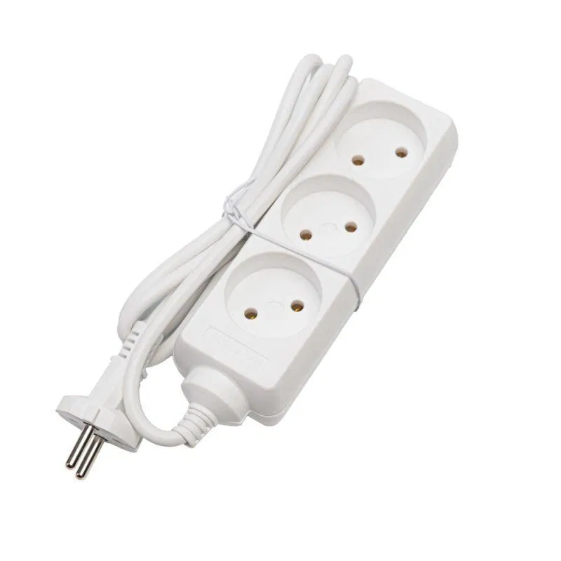 Удлинитель 3х3м без заземл. 10А IP20 S 3х3 2.2кВт Volsten 9301