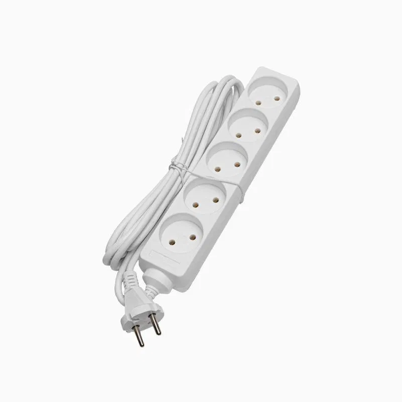 Удлинитель 5х5м без заземл. 10А IP20 S 5х5 2.2кВт Volsten 9307