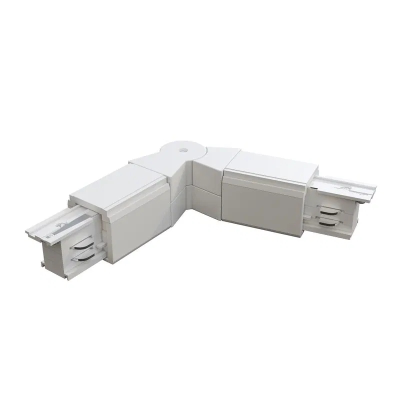 Коннектор поворотный шарнирный Trinity бел. Voltega TRA-VGL005CS-31W