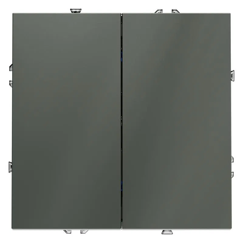 Выключатель 2-кл. СП S70 10А механизм титан Voltum VLS020106