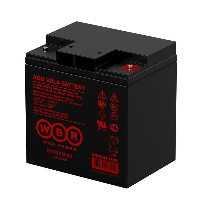 Аккумулятор тяговый 12В 30А.ч WBR EVX12300S WBR