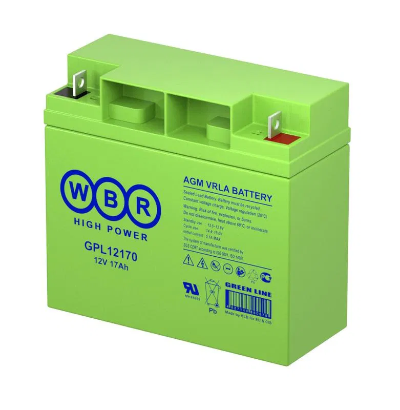 Аккумулятор 12В 17А.ч WBR GPL12170 WBR