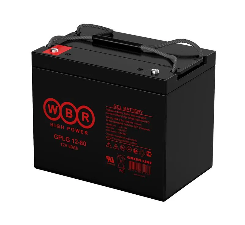 Аккумулятор гелевый 12В 80А.ч WBR GPLG12-80 WBR