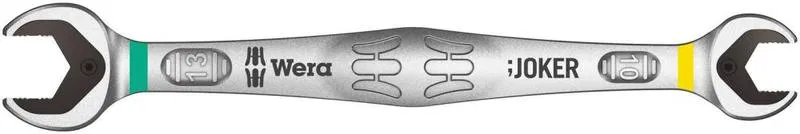 Ключ гаечный рожковый 6002 Joker (17х19х235мм) Wera WE-003765