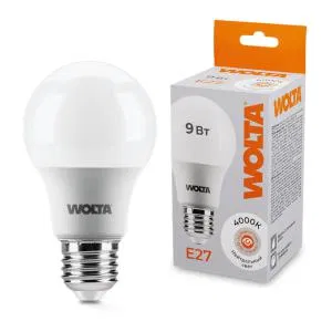 Лампа светодиодная 9Вт 4000К E27 WOLTA 25S60BL9E27