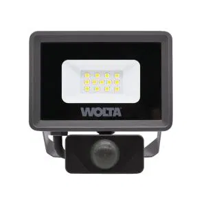Прожектор светодиодный 10Вт 5700К IP65 900лм с датчиком WOLTA WFL-10W/06S