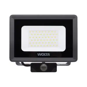 Прожектор светодиодный 50Вт 5700К IP65 4500лм с датчиком WOLTA WFL-50W/06S