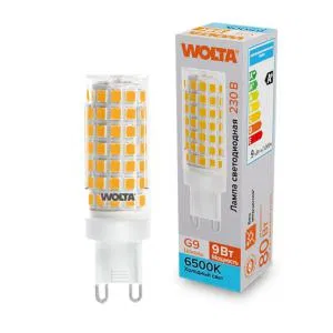 Лампа светодиодная 9Вт 6500К G9 WOLTA WSTD-JCD-9W6KG9-C