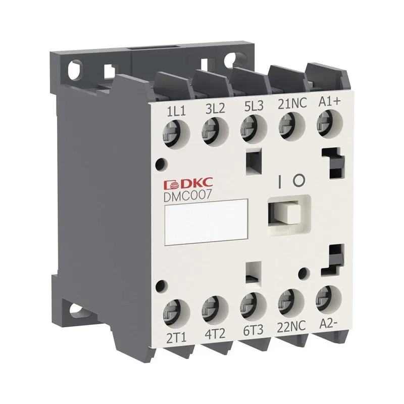 Миниконтактор YON DMC007 7A 3кВт AC3 3P кат. 24В DC 1НО YON DMC007-3C10D024 YON (группа DKC)