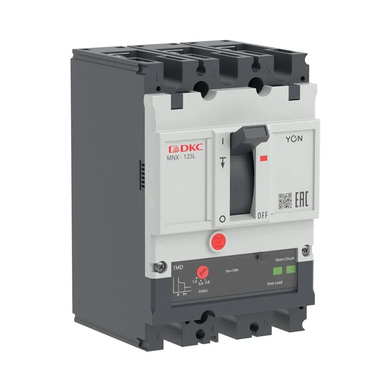 Выключатель автоматический 3P 80А 70кА pro MNX125L при AC415V расцепитель TMD YON MNX125L3PTMD0080 YON (группа DKC)