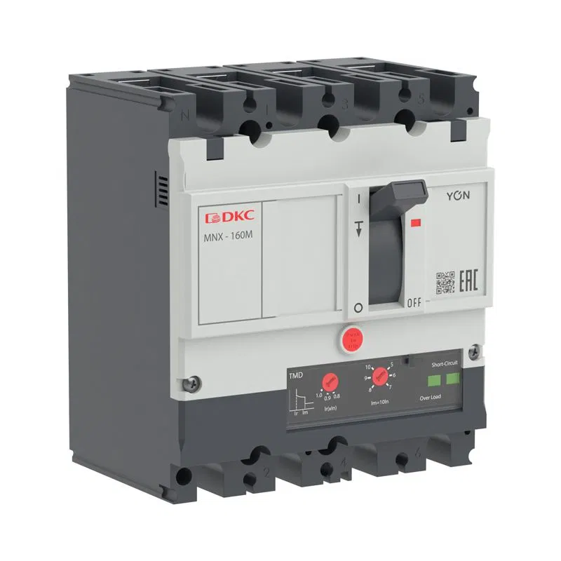 Выключатель автоматический 4P 160А 100кА pro MNX160M при AC415V расцепитель TMD YON MNX160M4PTMD0160 YON (группа DKC)