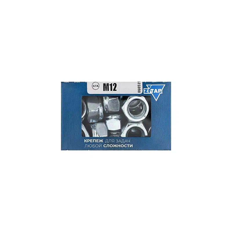 Гайка самоконтрящаяся М12 DIN 985 оцинк. (уп.25шт) Tech-Krep/Zitar 105256